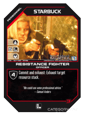 Starbuck, Resistance Fighter (Foil)